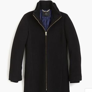 J CREW lodge coat in Italian stadium cloth- wool